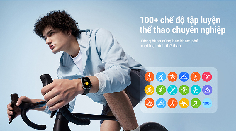 Đồng hồ thông minh Mibro C4 100 chế độ tập luyện