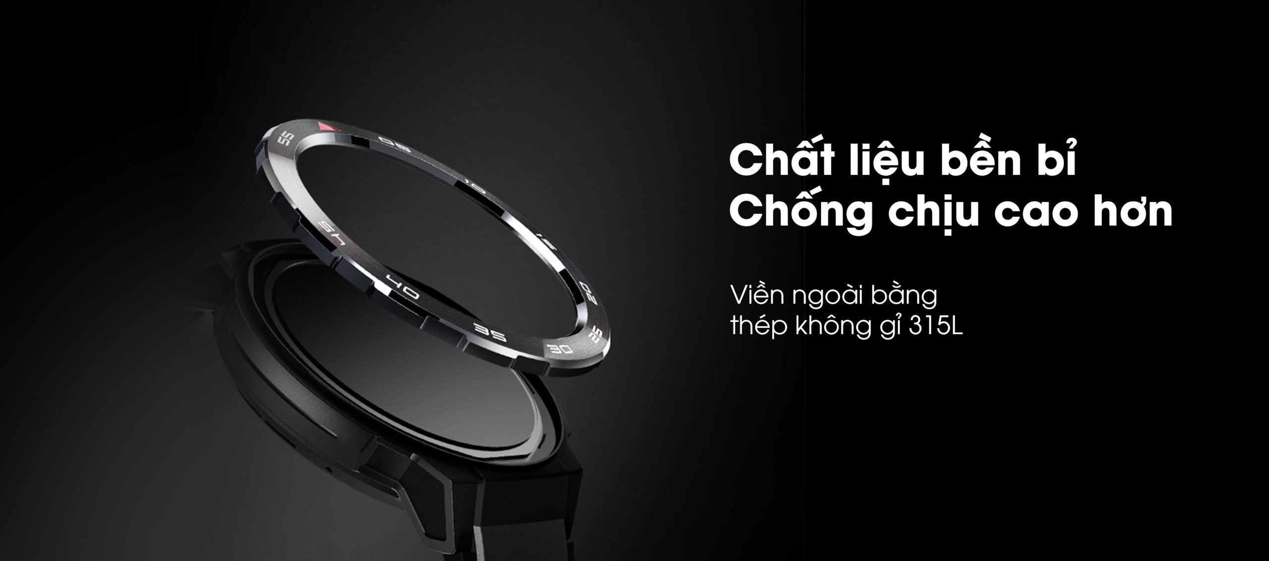 Đồng hồ thông minh Mibro GS Pro chất liệu bền bỉ