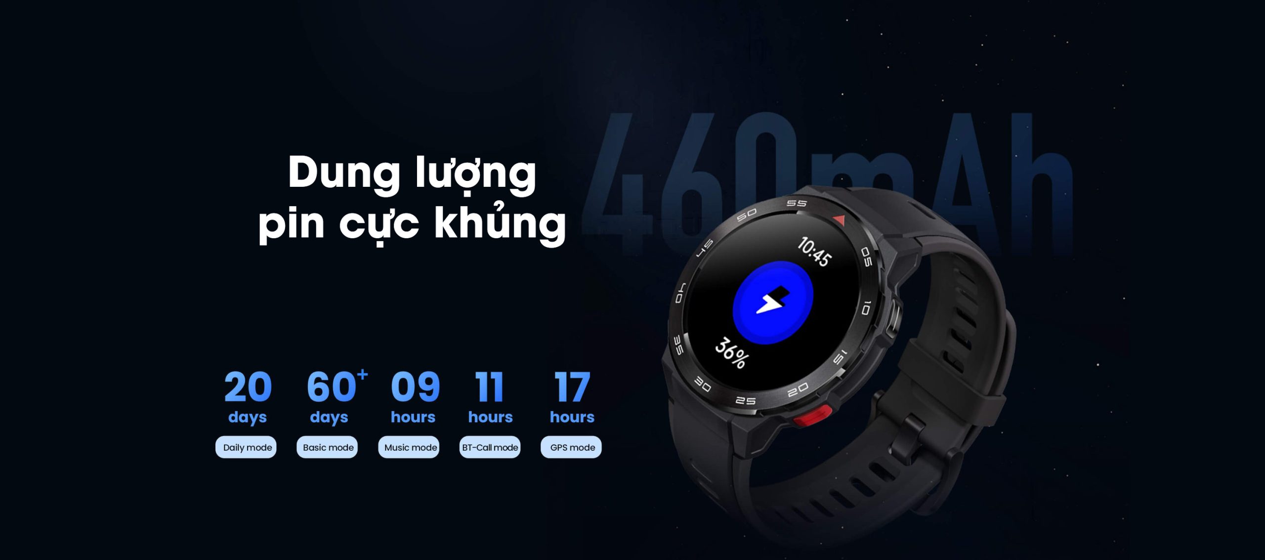 Đồng hồ thông minh Mibro GS Pro dung lượng pin khủng