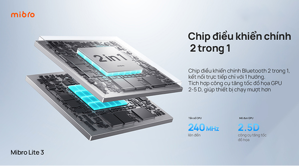 Đồng hồ thông minh Mibro Lite 3 XPAW020 – BH 12 tháng – Chính hãng Đồng hồ thông minh Mibro Lite 3 chip xử lý kép