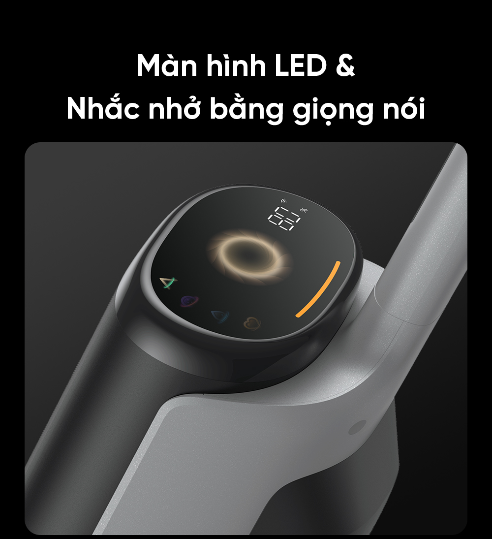 Máy hút bụi lau nhà không dây - Dreame H14 Station 2025 – Cấp xả nước tự động – Chính hãng Máy hút bụi lau nhà không nhà Dreame H14 Station màn hình LED & nhắc nhở bằng giọng nói