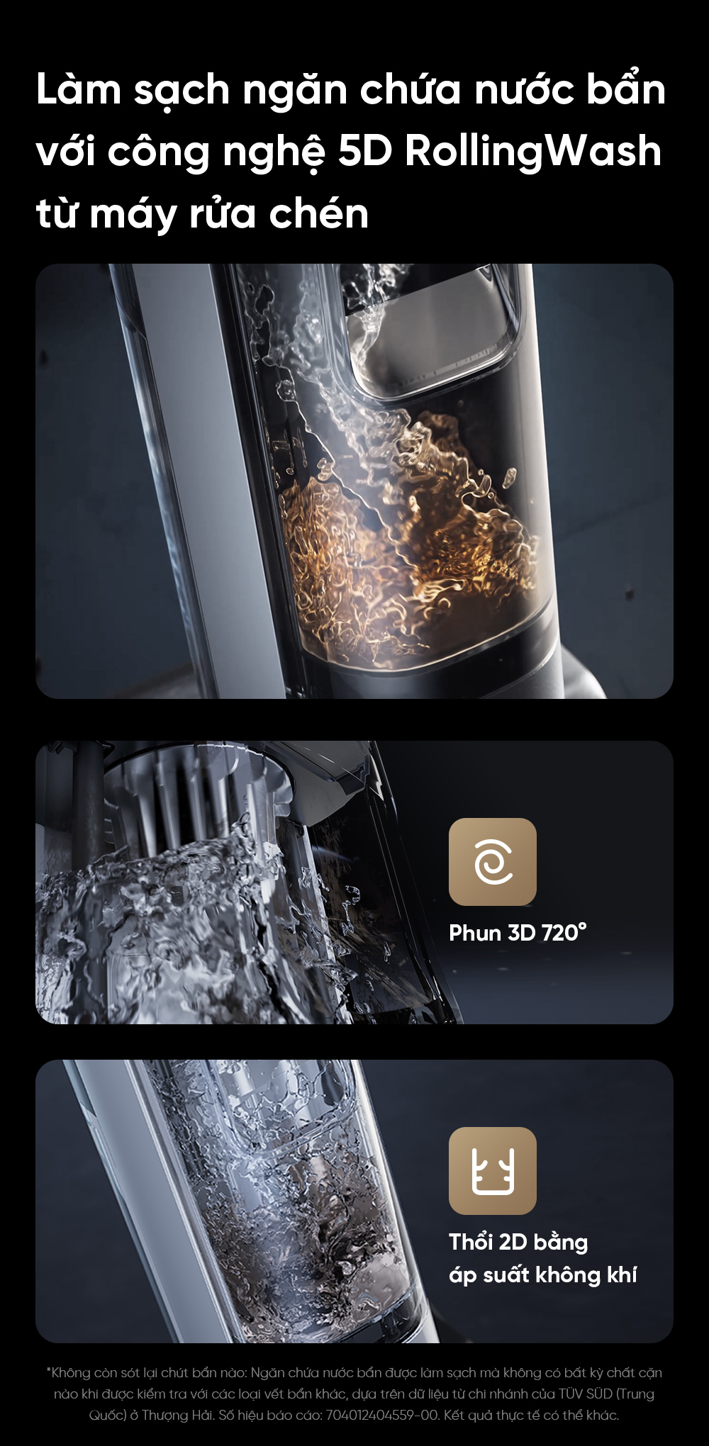 Máy hút bụi lau nhà không dây - Dreame H14 Station 2025 – Cấp xả nước tự động – Chính hãng Máy hút bụi lau nhà không nhà Dreame H14 Station rolling wash