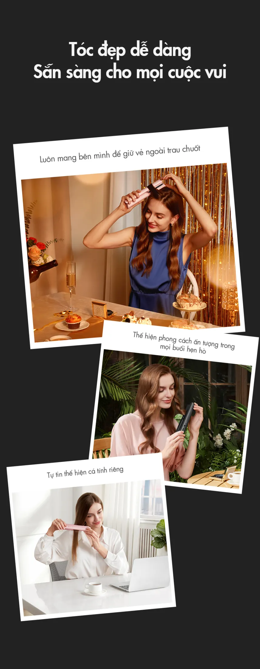 Máy duỗi tóc không dây Dreame Glamour - Chính hãng