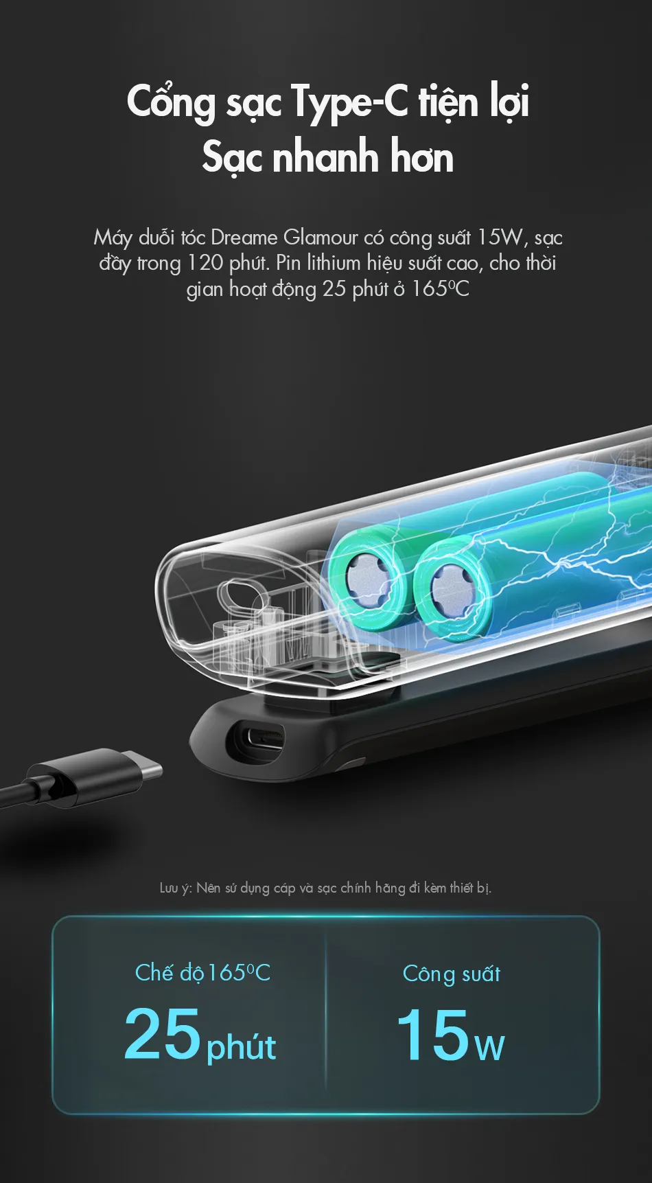 Máy duỗi tóc không dây Dreame Glamour - Chính hãng