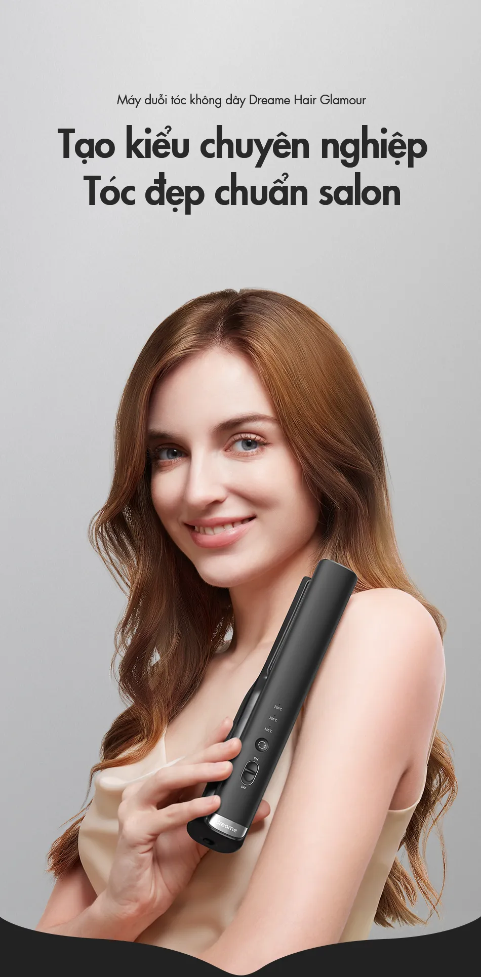 Máy duỗi tóc không dây Dreame Glamour - Chính hãng