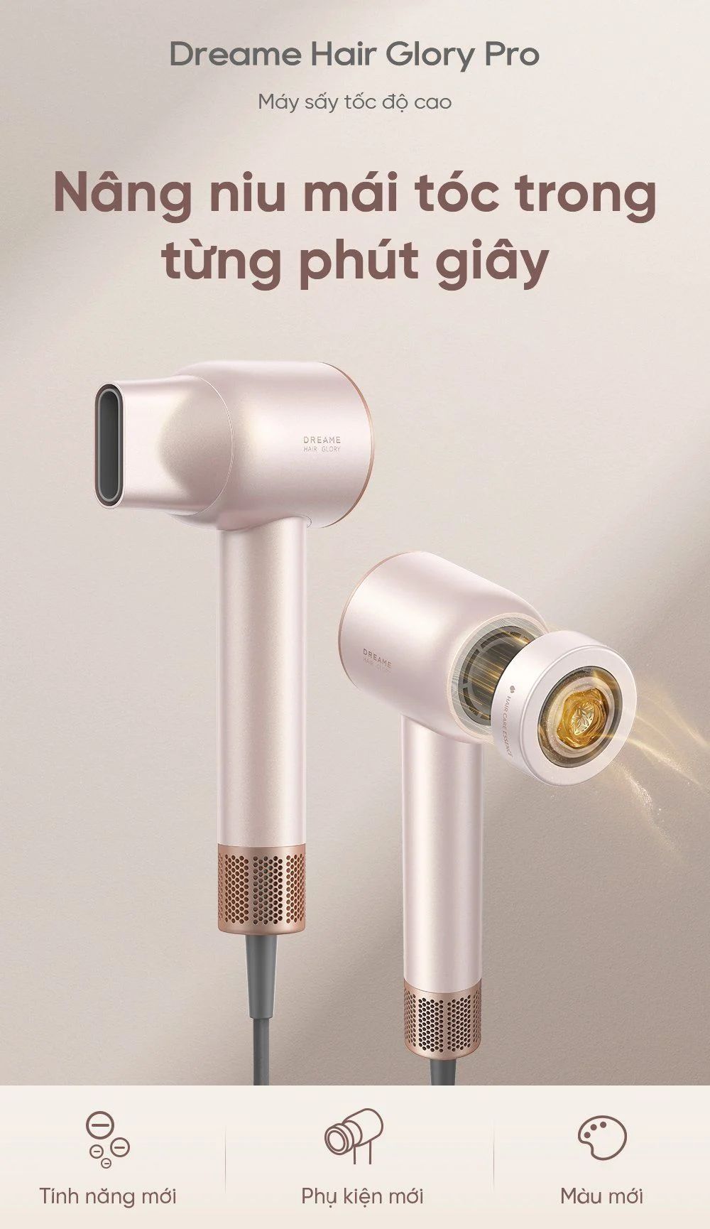 Máy sấy tóc Dreame Hair Glory Pro - Chính hãng