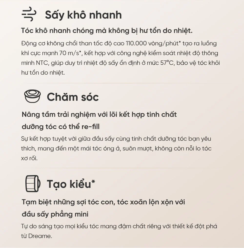 Máy sấy tóc Dreame Hair Glory Pro - Chính hãng