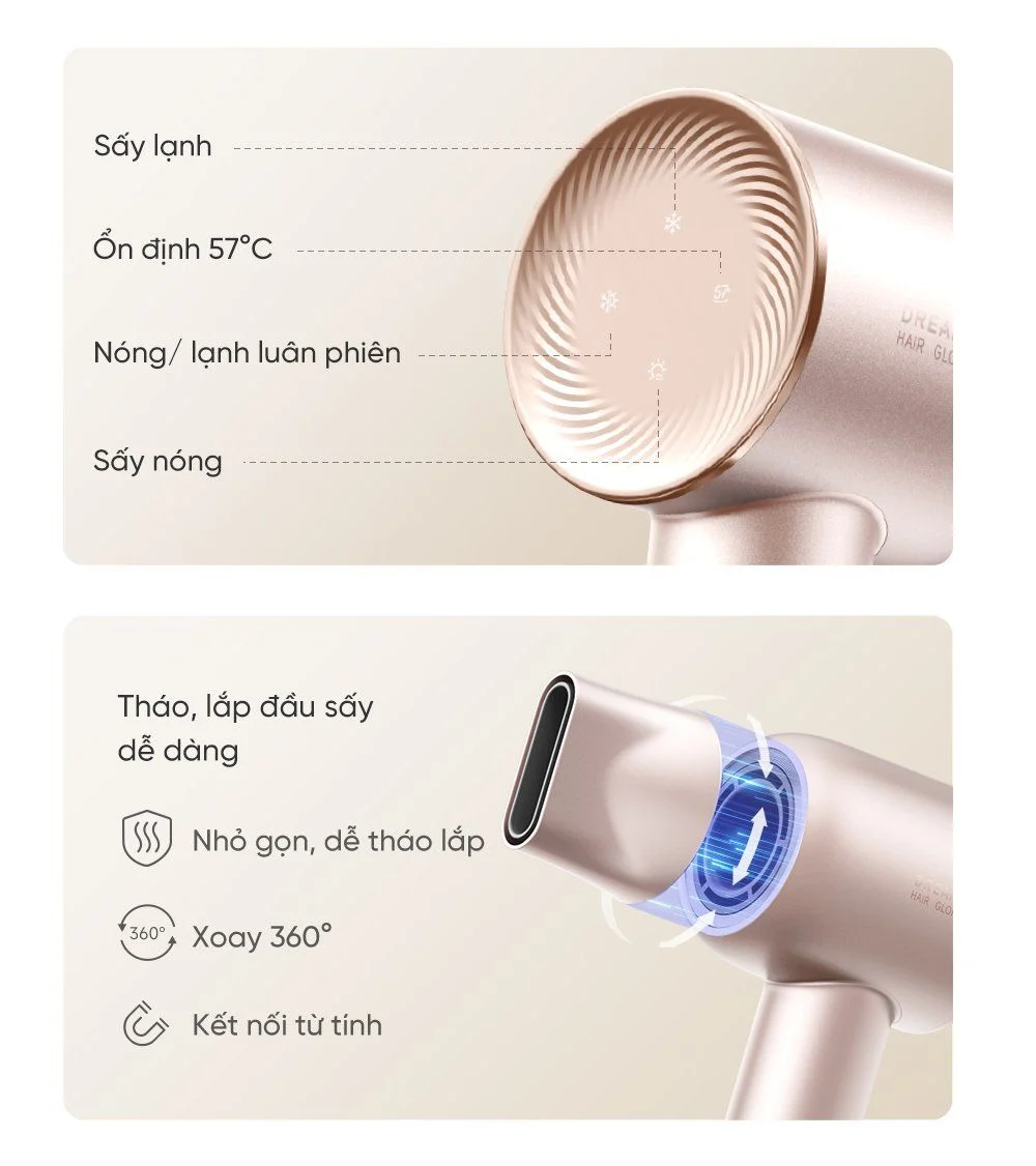 Máy sấy tóc Dreame Hair Glory Pro - Chính hãng