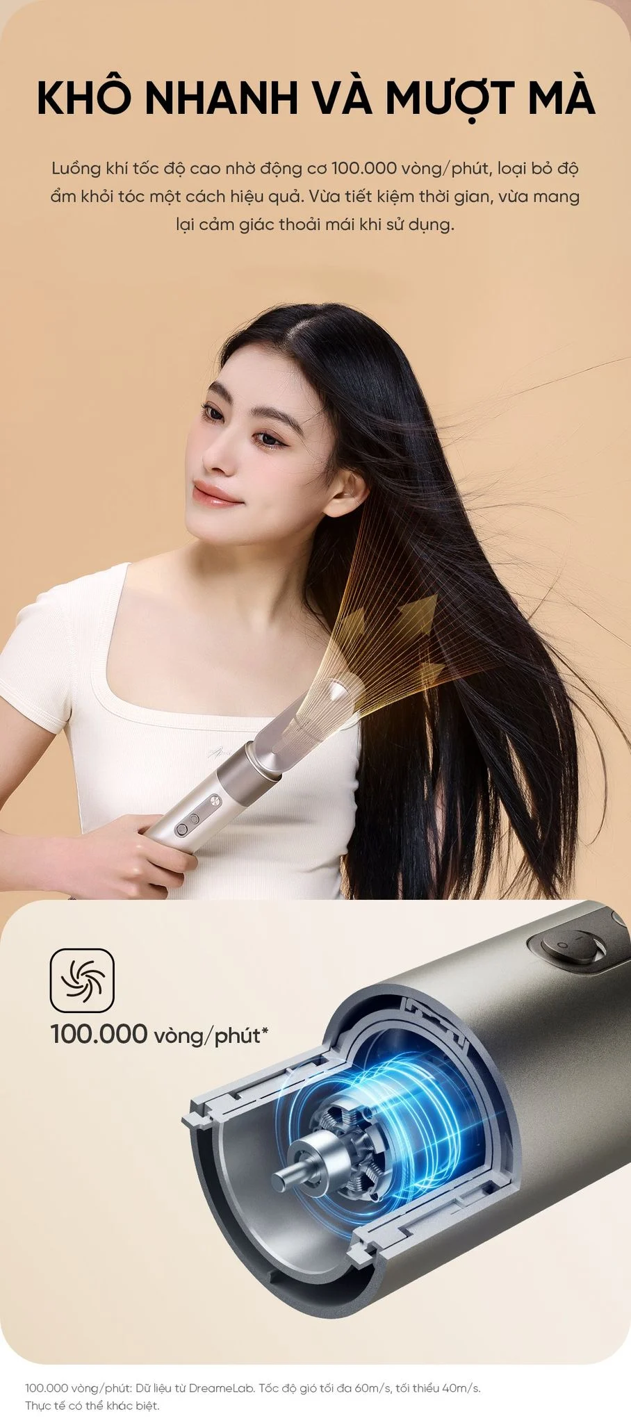 Máy sấy và tạo kiểu 5 trong 1 Dreame Airstyle - Chính hãng