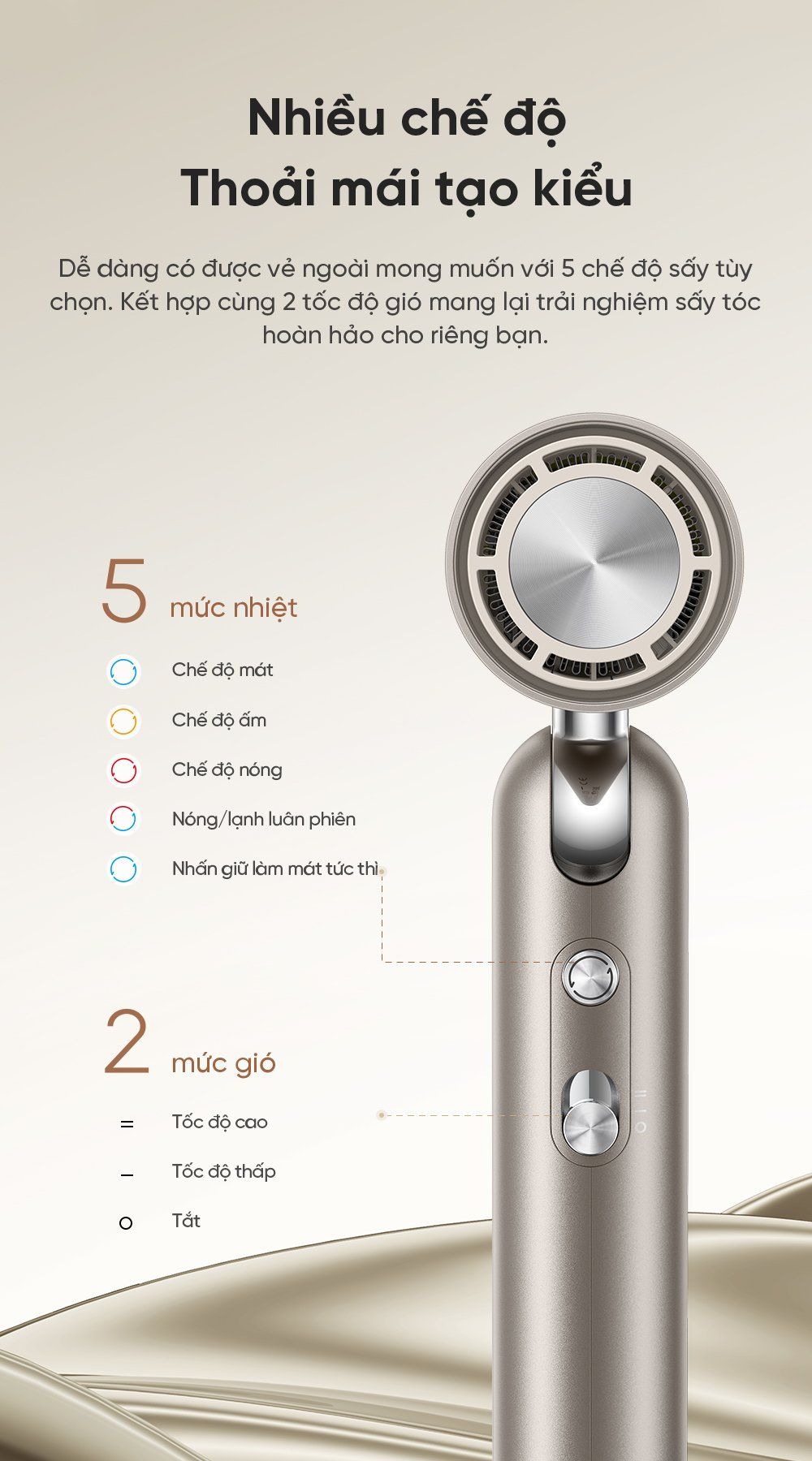 Máy sấy và tạo kiểu gấp gọn Dreame Pocket - Chính hãng