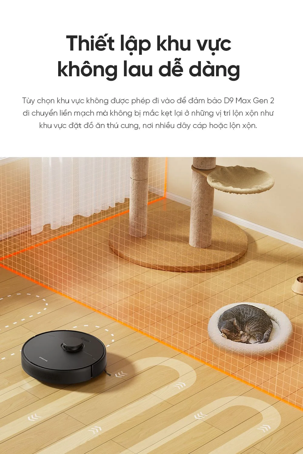 Robot hút bụi lau sàn Dreame D9 Max Gen 2