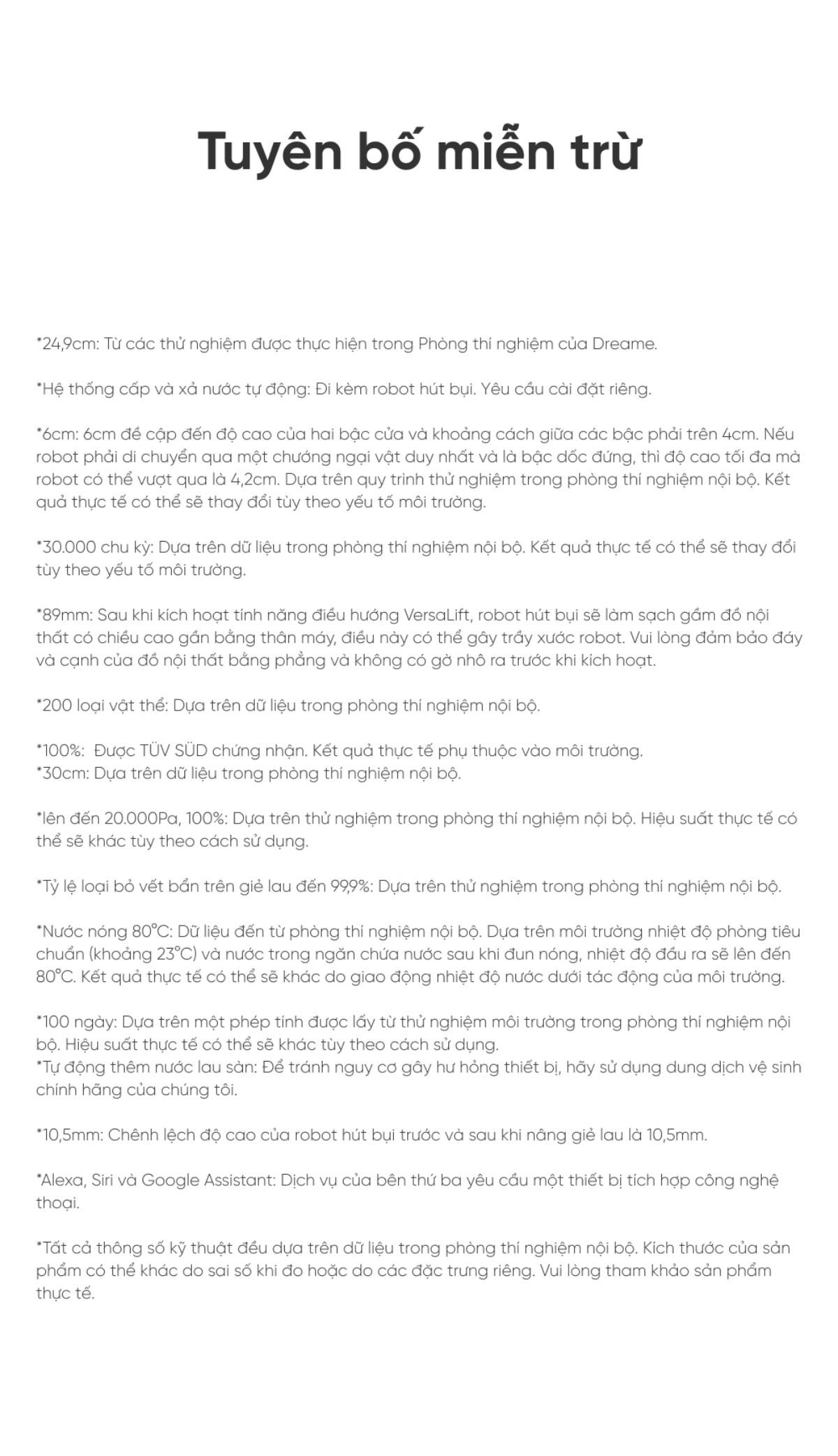 Robot hút bụi lau sàn Dreame X50 Master