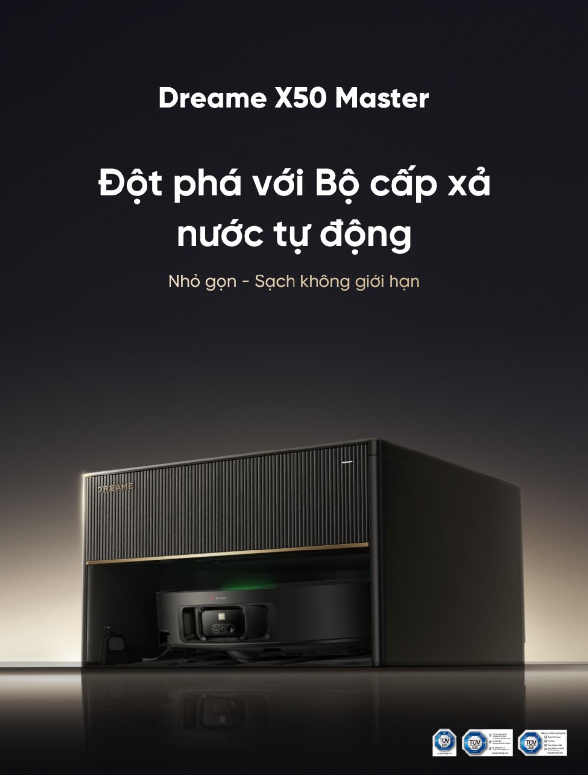 Robot hút bụi lau sàn Dreame X50 Master