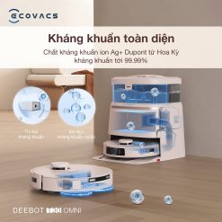 Robot hút bụi lau nhà Ecovacs T30 Omni - Quốc Tế