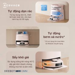 Robot hút bụi lau nhà Ecovacs T30 Omni - Quốc Tế