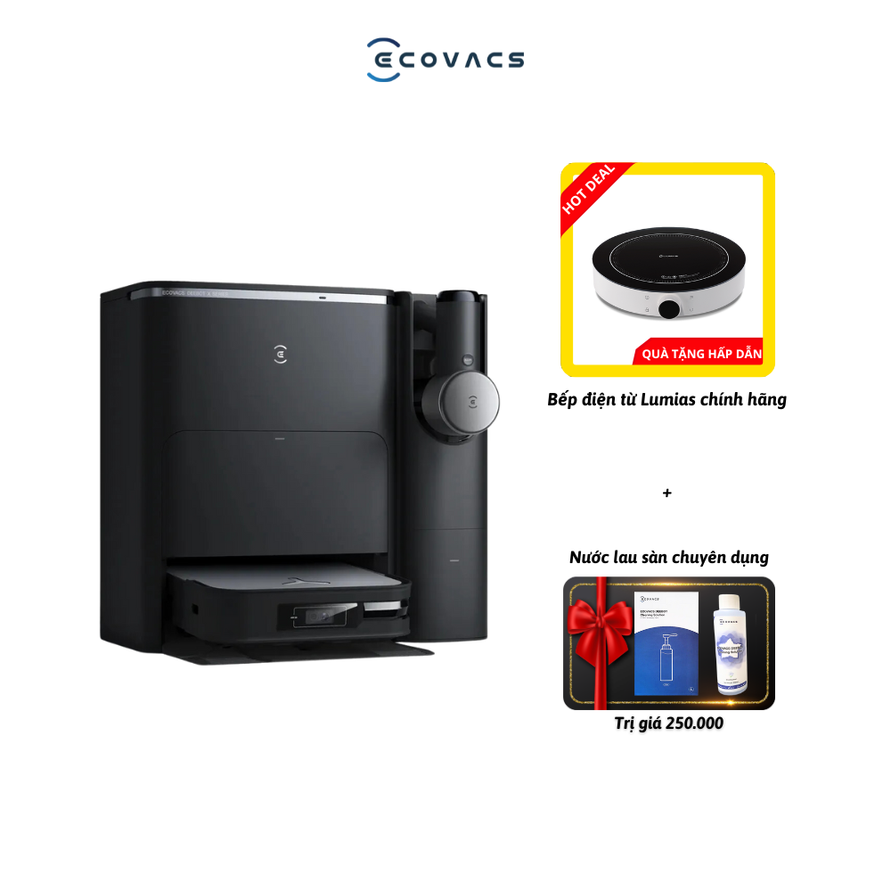 Robot hút bụi lau nhà Ecovacs X2 Combo - Bản Quốc Tế Robot hút bụi lau nhà Ecovacs X2 Combo - Bản Quốc Tế