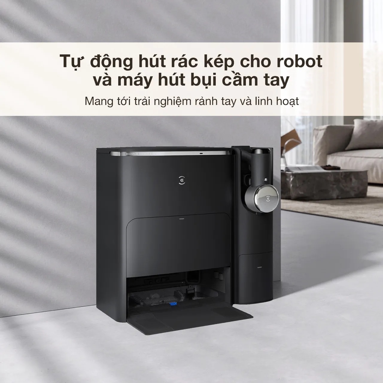 Robot hút bụi lau nhà Ecovacs X2 Combo - Bản Quốc Tế Robot hút bụi lau nhà Ecovacs X2 Combo - Bản Quốc Tế