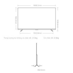 Smart Tivi Xiaomi Redmi A75 75 inch 4K – Tần số 120Hz – Phiên bản 2025