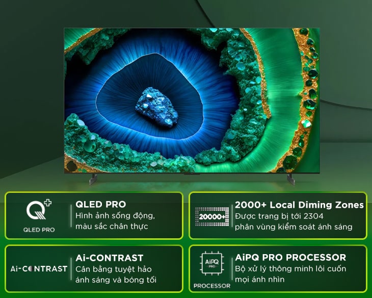 Tivi TCL QD-Mini LED 98 inch 98C855 – Quốc Tế – Hàng Chính Hãng