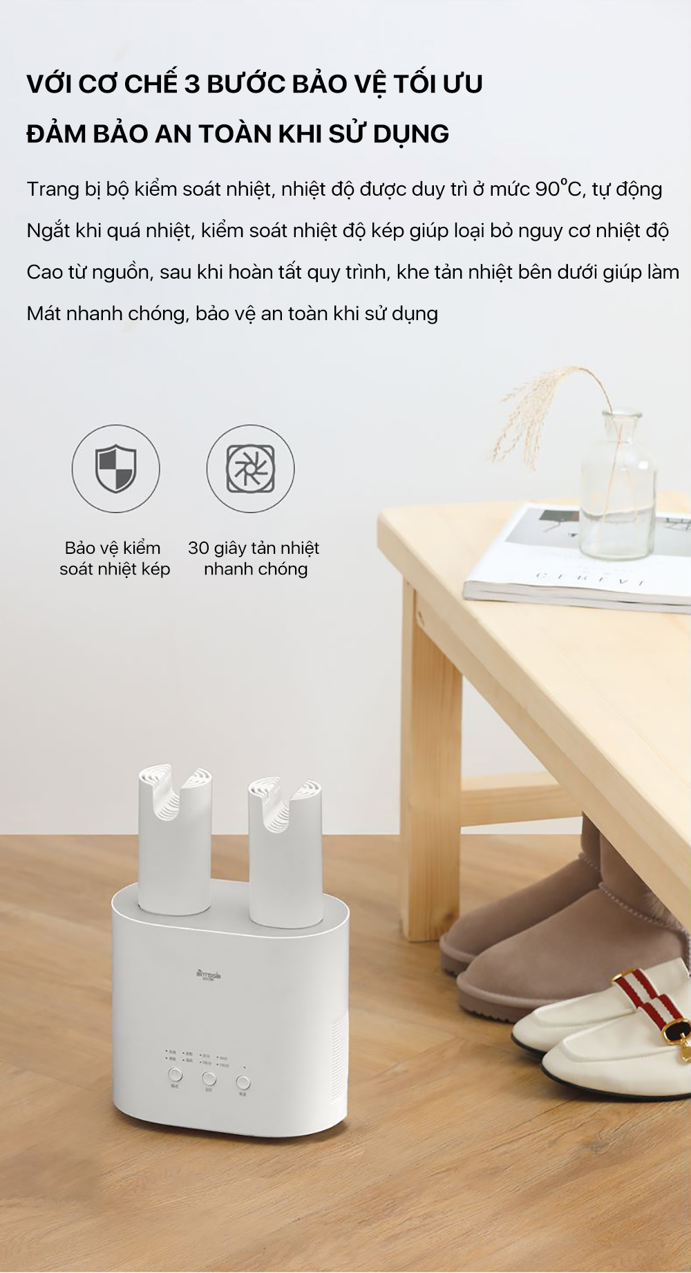 Máy sấy giày Deerma HX10