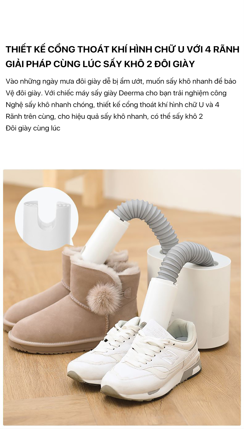 Máy sấy giày Deerma HX10