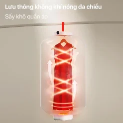 Máy sấy quần áo gấp gọn Deerma DEM-GY700W