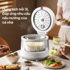 Nồi cơm điện đa năng Deerma DEM-FB15W 3L