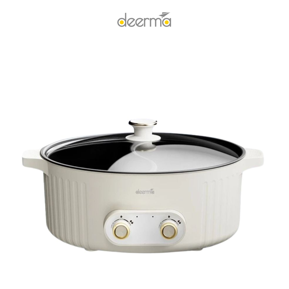 Nồi lẩu điện 2 ngăn Deerma DG50W Nồi lẩu điện 2 ngăn Deerma DG50W