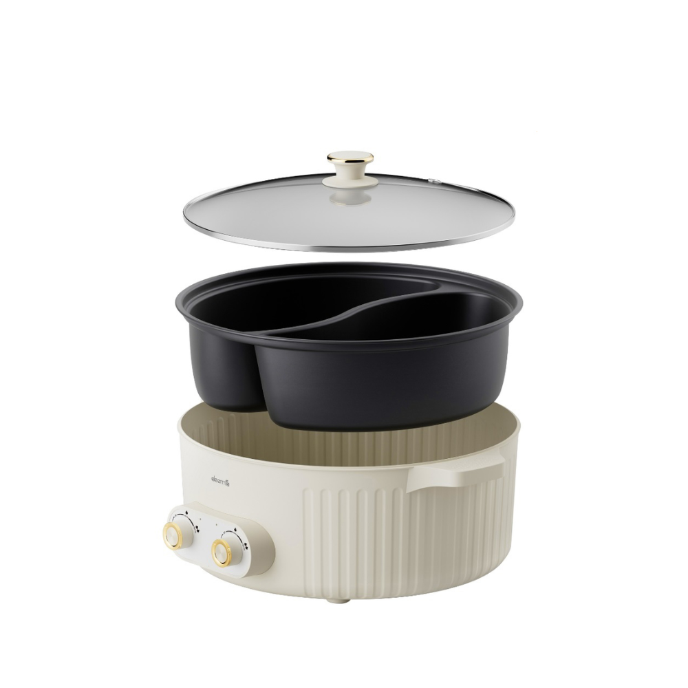 Nồi lẩu điện 2 ngăn Deerma DG50W Nồi lẩu điện 2 ngăn Deerma DG50W - Ảnh 2
