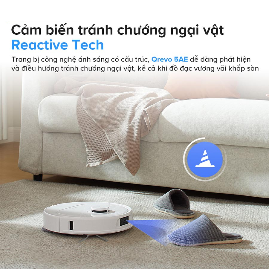 Robot hút bụi lau nhà Roborock Qrevo 5AE – Bản Quốc Tế – Chính hãng