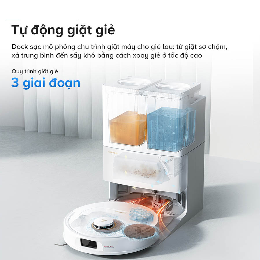 Robot hút bụi lau nhà Roborock Qrevo 5AE – Bản Quốc Tế – Chính hãng