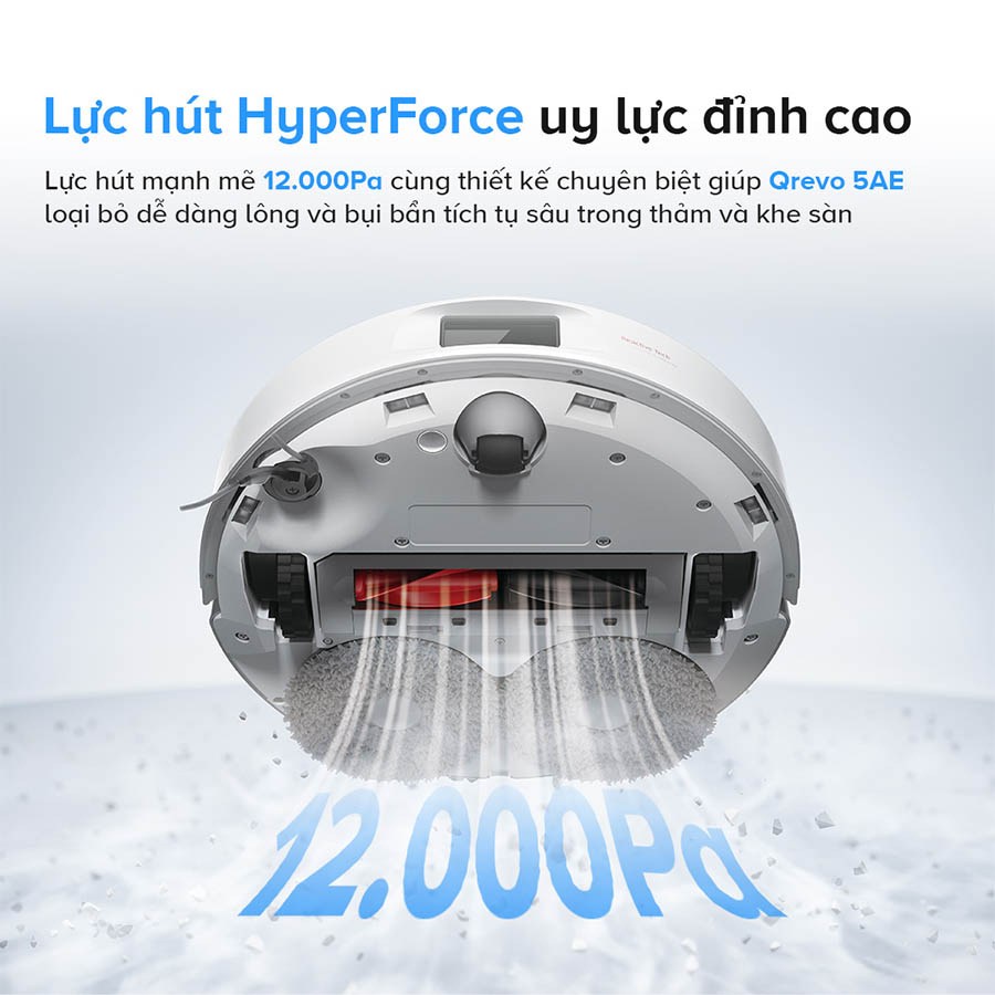 Robot hút bụi lau nhà Roborock Qrevo 5AE – Bản Quốc Tế – Chính hãng