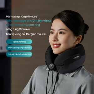 Máy massage cổ thông minh Philips PPM3306 - Chính hãng Máy massage cổ thông minh Philips PPM3306 - thiết kế gọn nhẹ