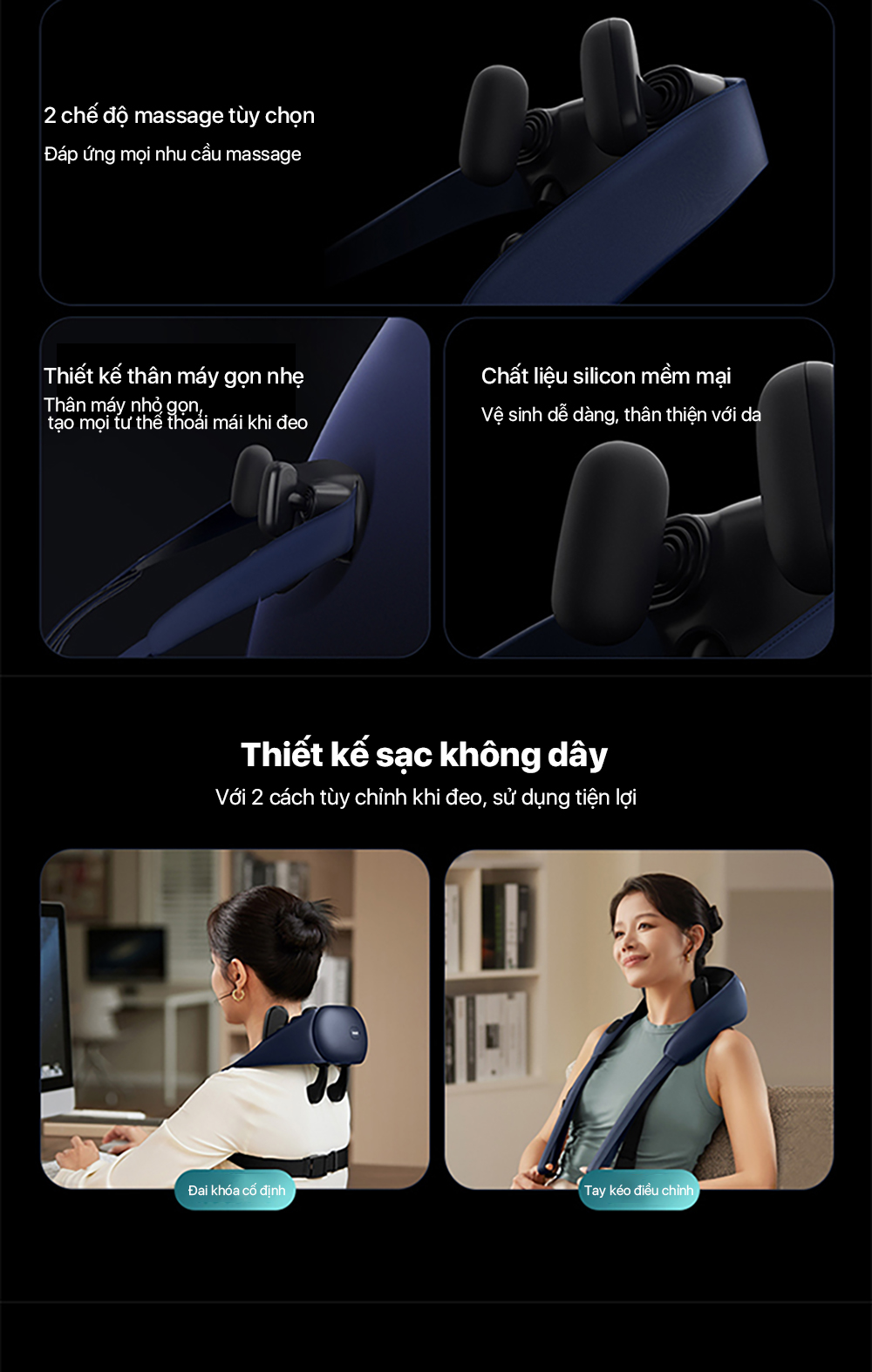 Máy massage cổ vai gáy Philips PPM3322 - Ưu điểm vượt trội