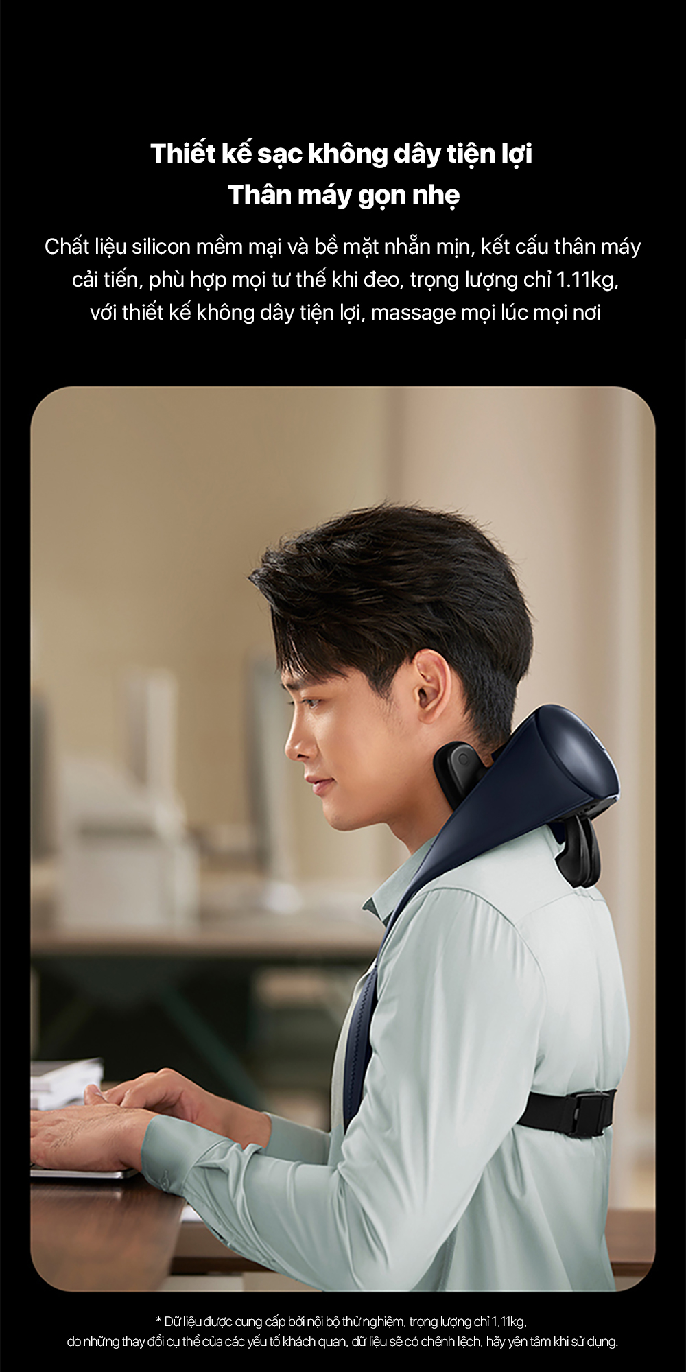 Máy massage cổ vai gáy Philips PPM3322 - Chính hãng Máy massage cổ vai gáy Philips PPM3322 - Thiết kế