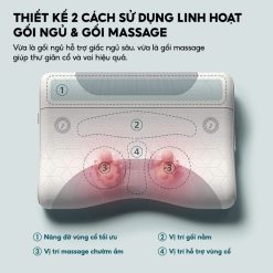 Gối massage cổ vai gáy Philips PPM3504 - Chính hãng