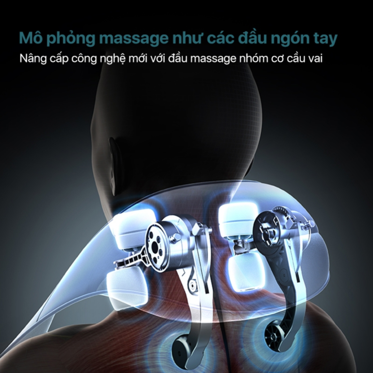 Máy massage cổ vai gáy PHILIPS PPM3522 - Công nghệ mới