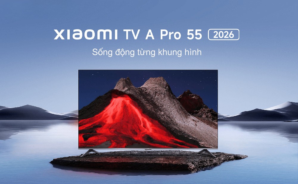 Tivi Xiaomi 55 inch A Pro Google TV QLED 2026 – Bản Quốc Tế