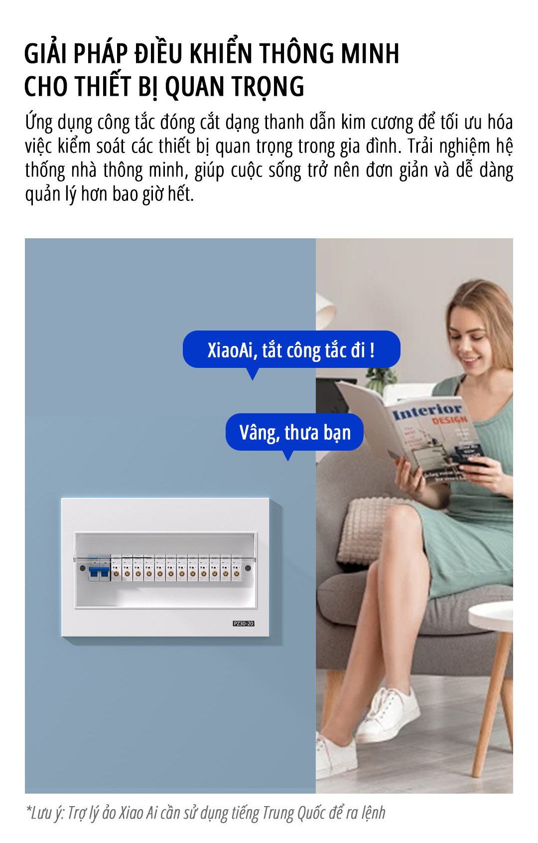 Aptomat CB thông minh Wifi miLife 40A giải pháp điều khiển