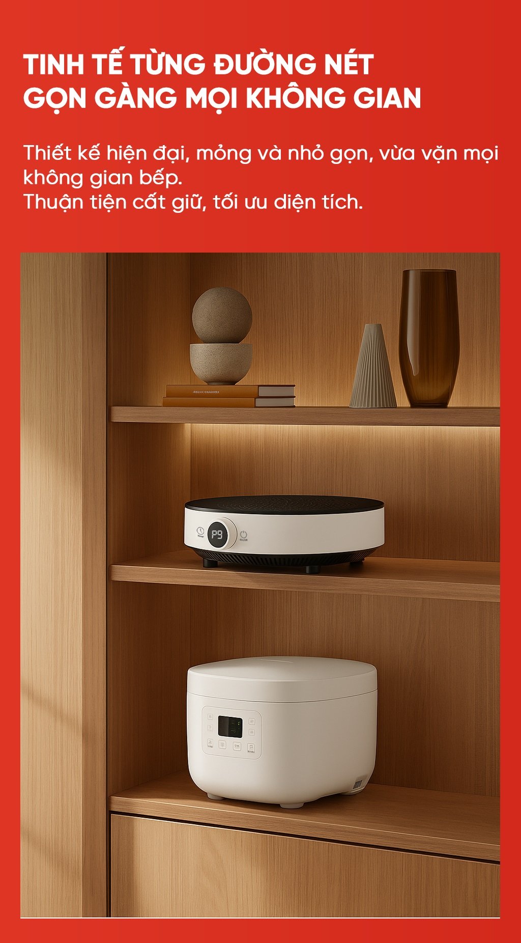 Bếp từ đơn miLife N2 phù hợp mọi không gian