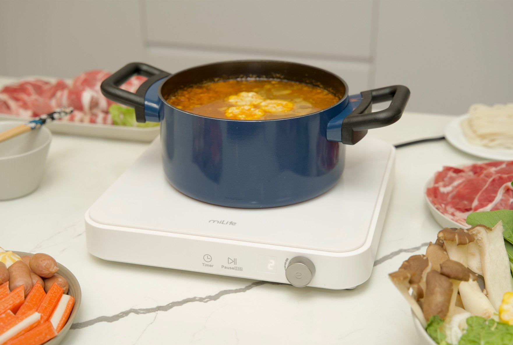 Bếp từ đơn miLife N3 vuông