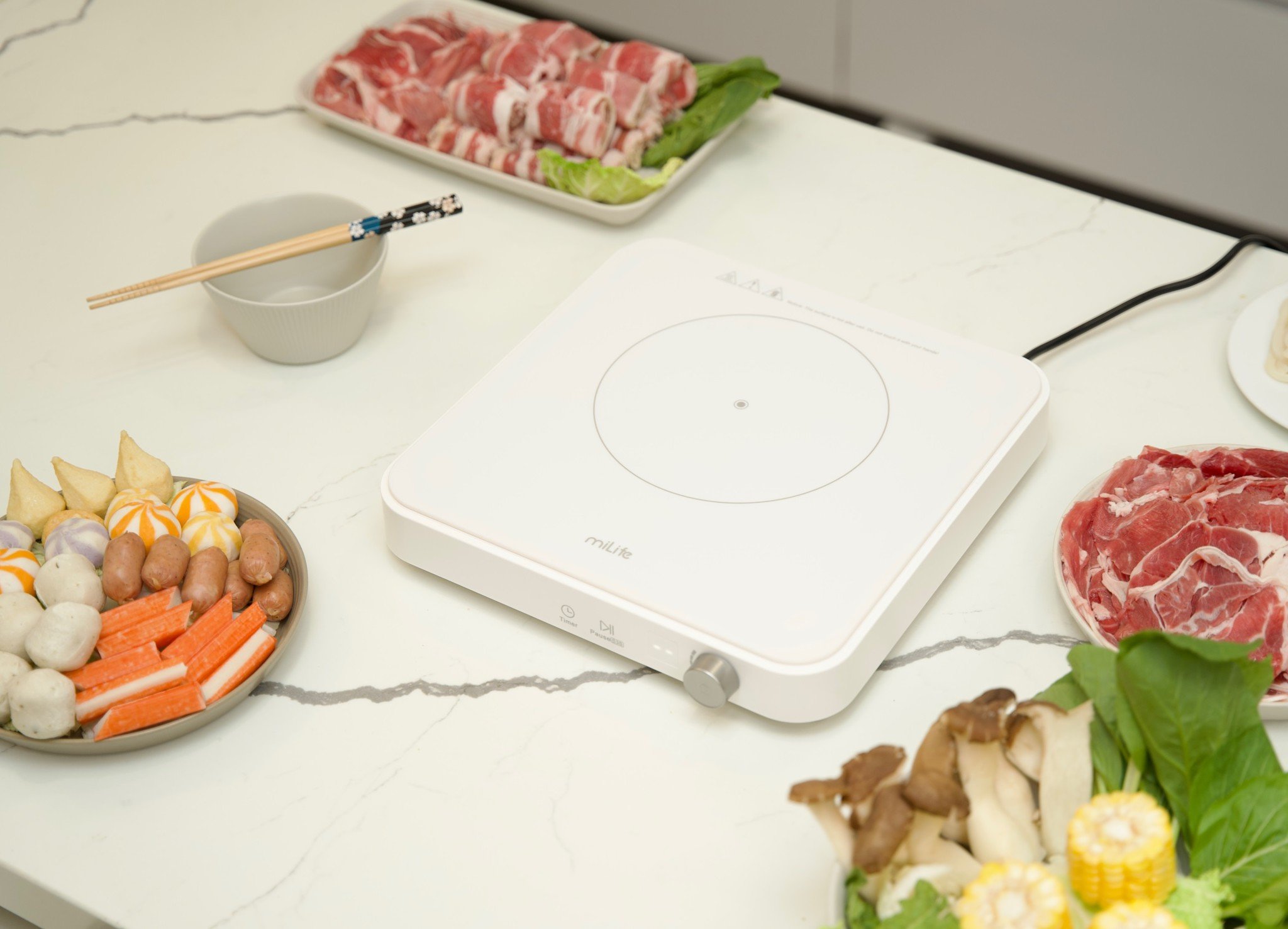 Bếp từ đơn miLife N3 vuông