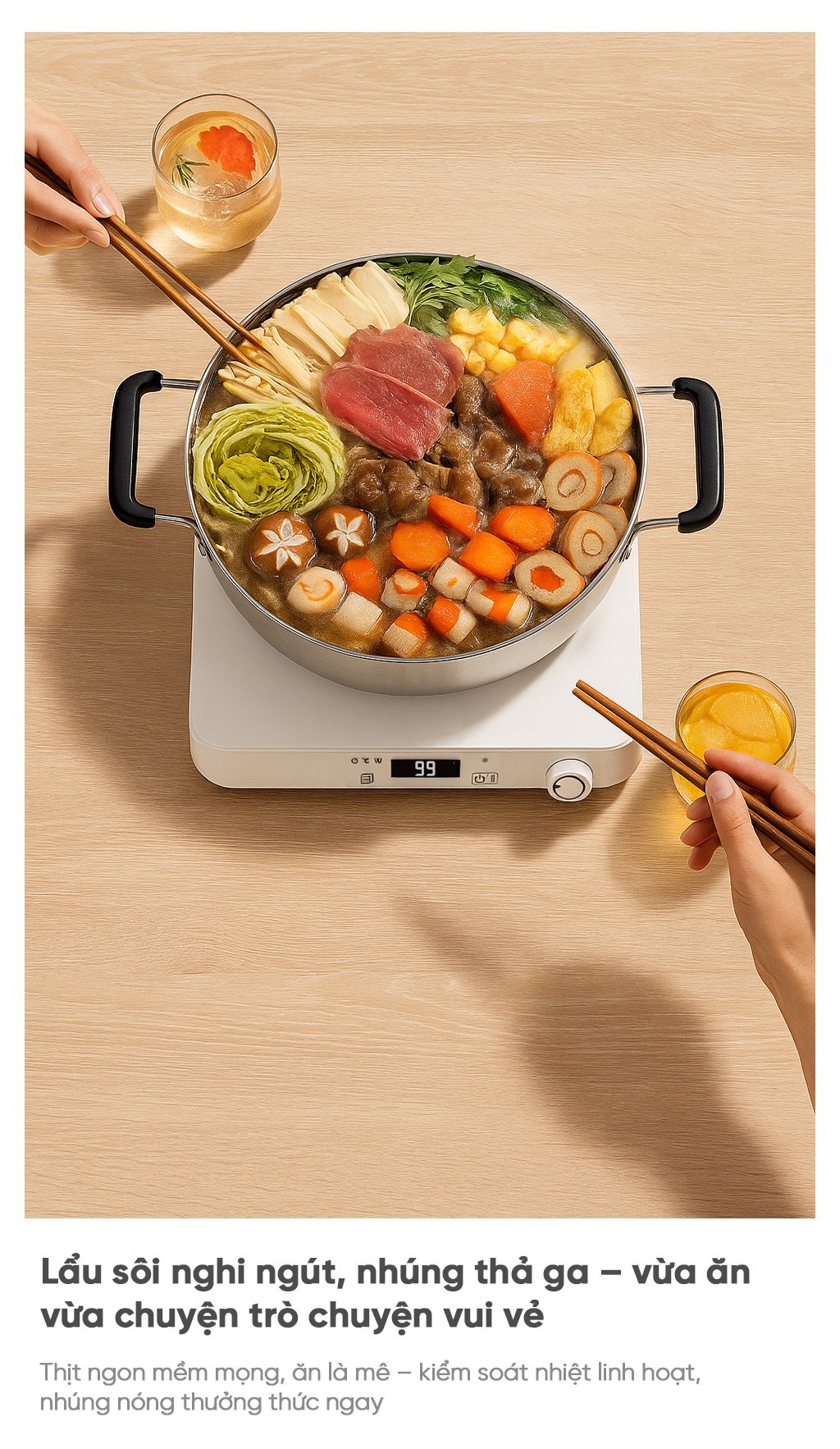 Bếp từ đơn miLife N3P