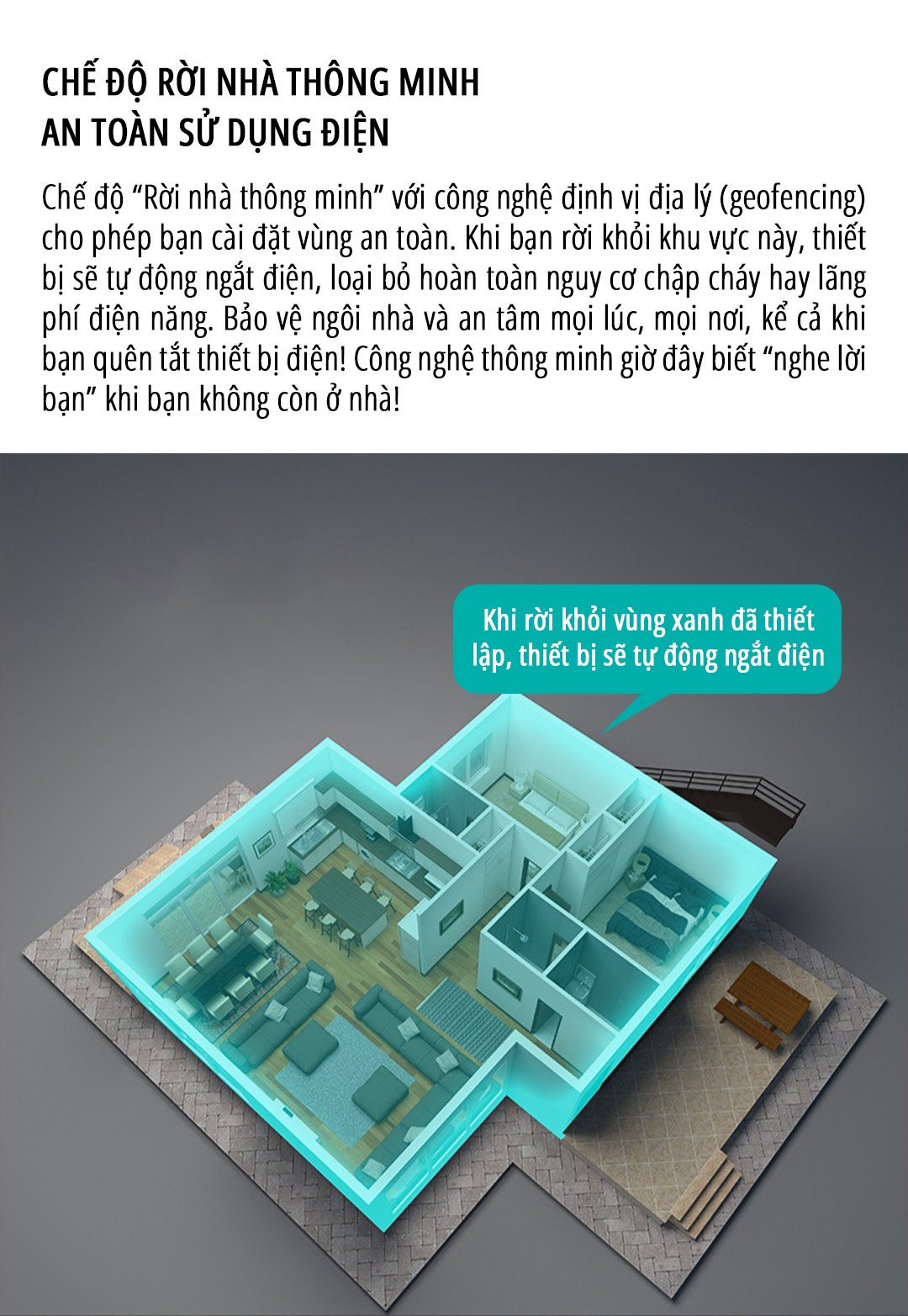 Công tơ điện thông minh wifi miLife 63A chế độ an toàn