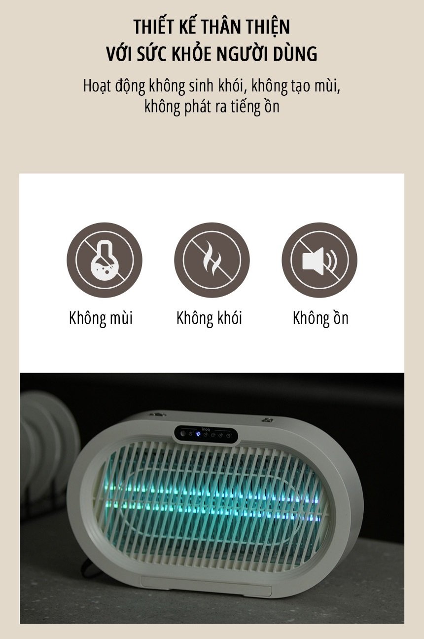 Đèn bắt muỗi côn trùng miLife K6P thiết kế thân thiện