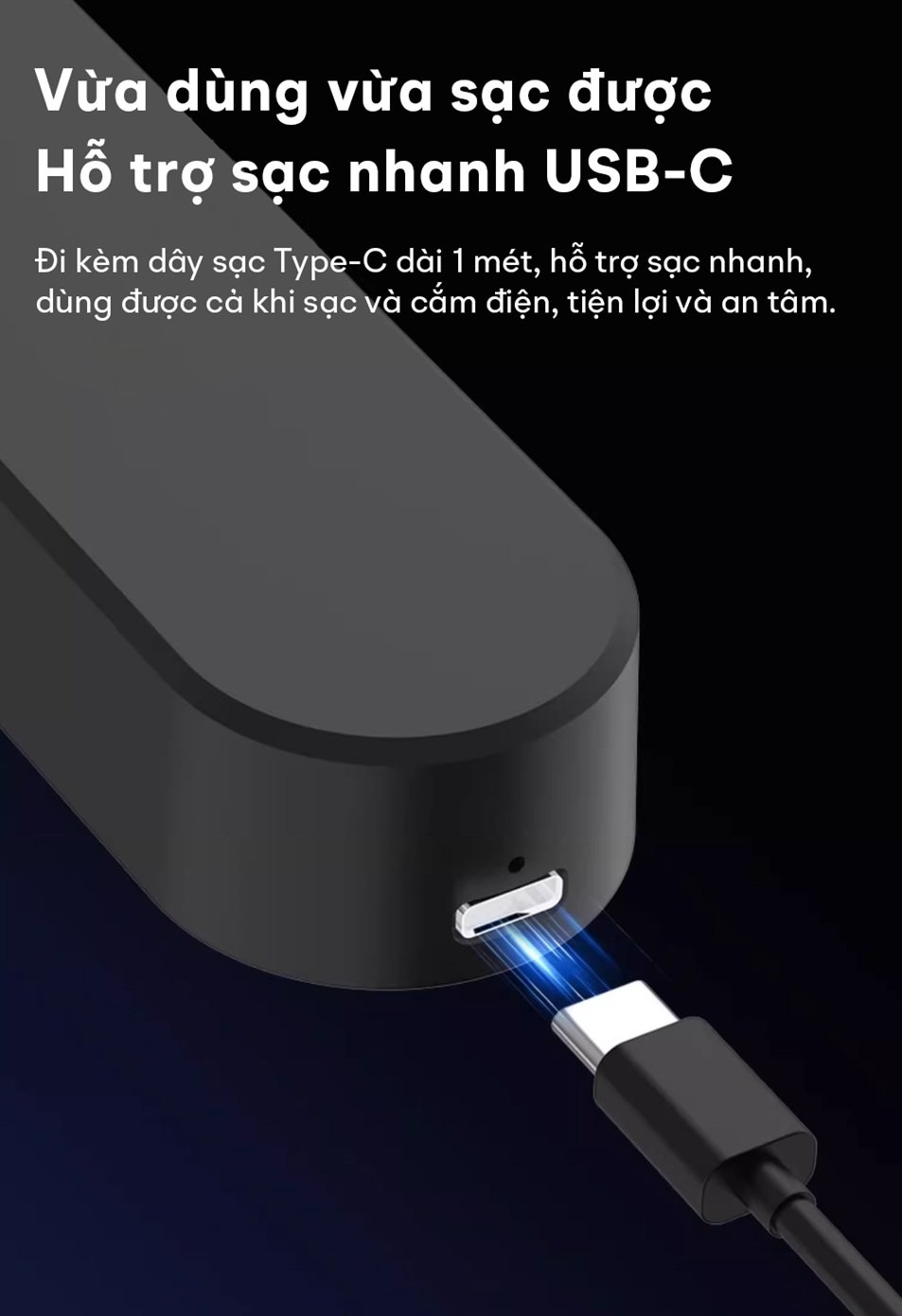 Đèn chống cận gắn bàn thông minh miLife X9 cổng sạc