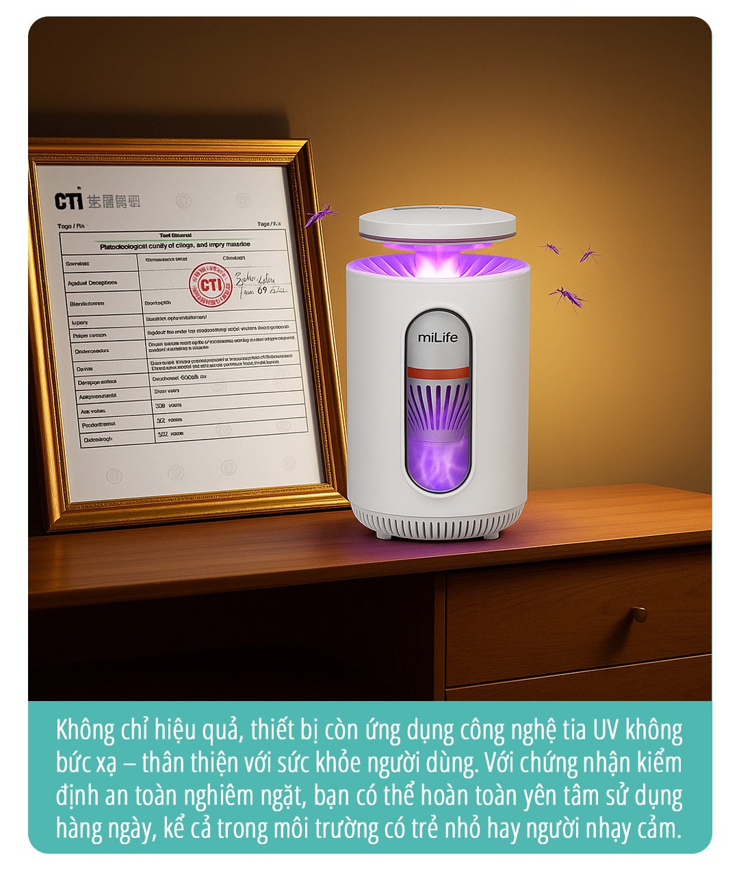 Máy bắt muỗi thông minh miLife K5P