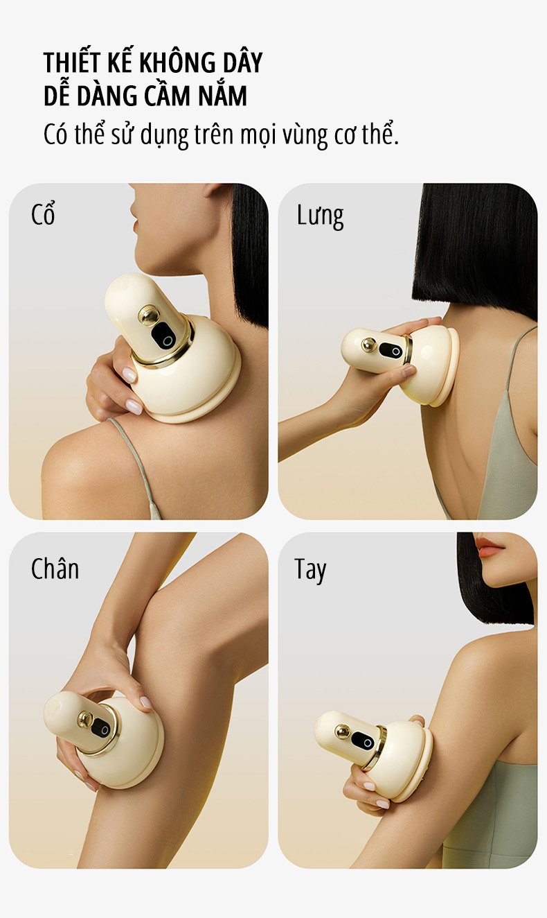 Máy giác hơi điện cầm tay miLife C1 thiết kế không dây