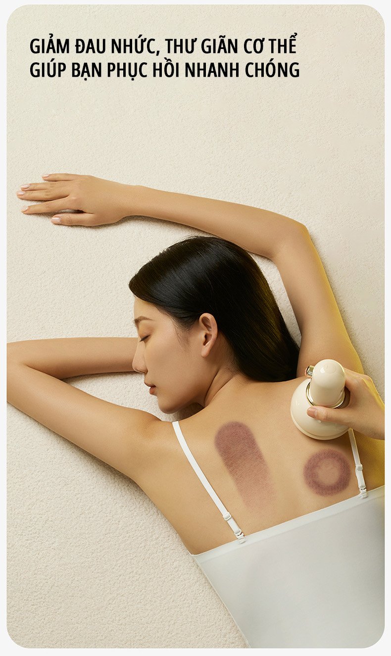 Máy giác hơi điện cầm tay miLife C1 giảm đau nhức