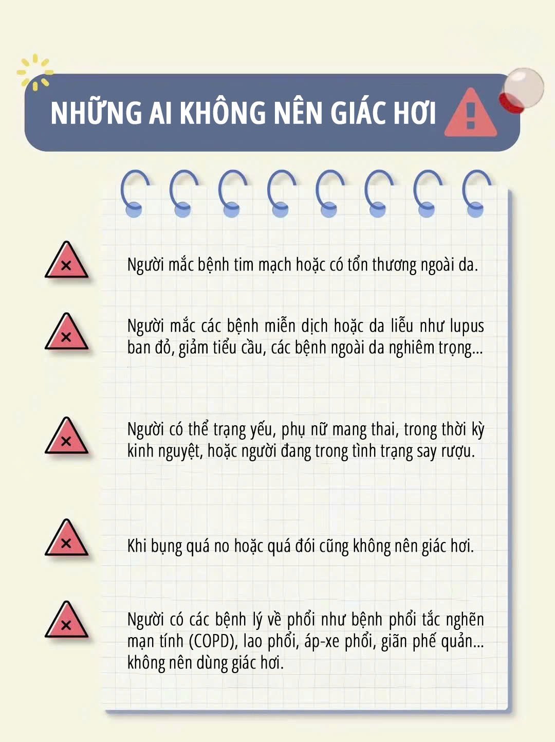 Máy giác hơi điện cầm tay miLife C1 người không nên giác hơi